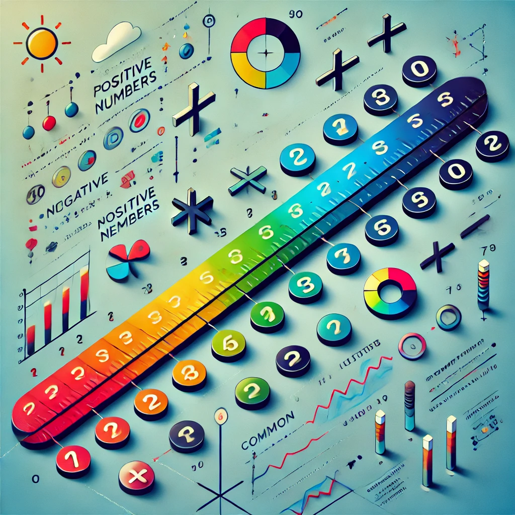 Difference Between Positive and Negative Numbers