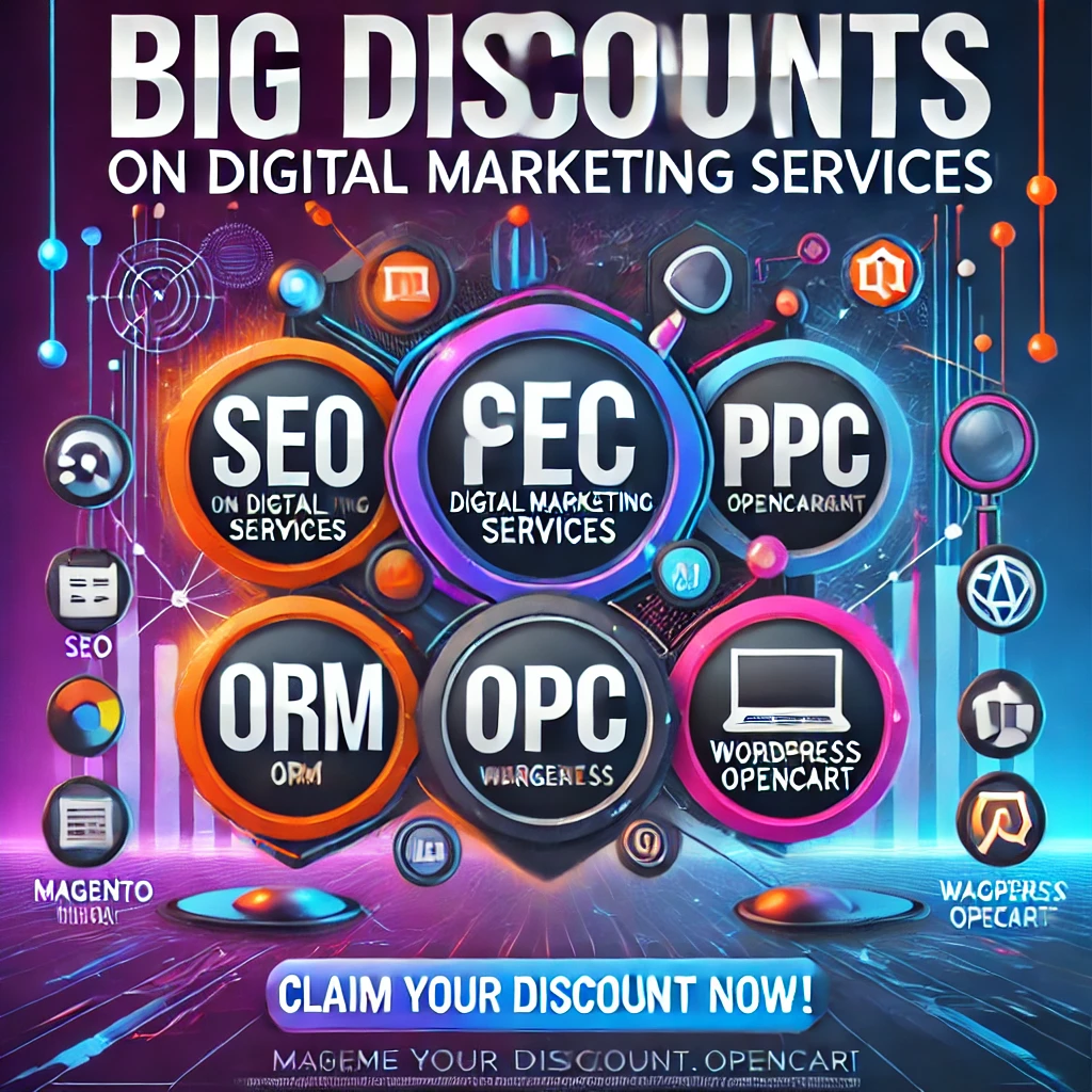 Unlock Unbeatable Discounts on SEO, PPC, ORM, and Website Development Services